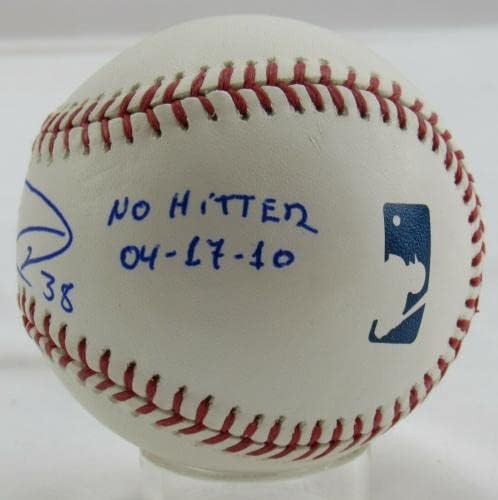 Ubaldo Хименес Подписа Автограф Rawlings Baseball без Нападател Insc MLB FJ9 - Бейзболни топки с Автографи