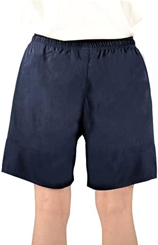 Спортни къси панталони Свободно намаляване на за момчета NATUST с джобове с цип, бързо съхнещи Шорти за бягане