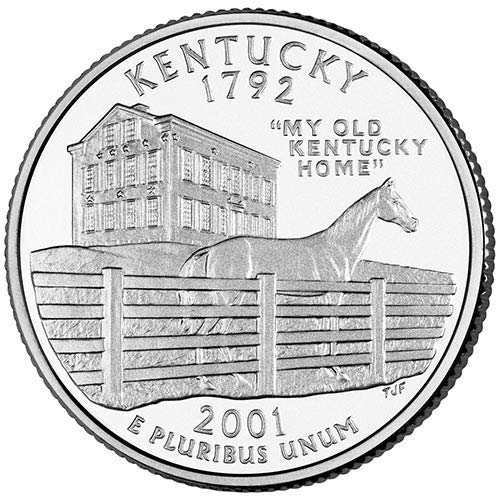 2001 D BU Избор тримесечие на щата Кентъки, Без да се позовават на Монетния двор на САЩ