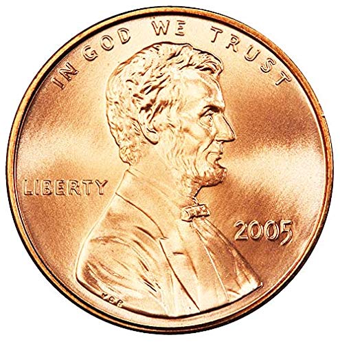 2005 P & D Сатинировка Lincoln Memorial Cent Choice, Без да се позовават на Монетния двор на САЩ, Комплект от