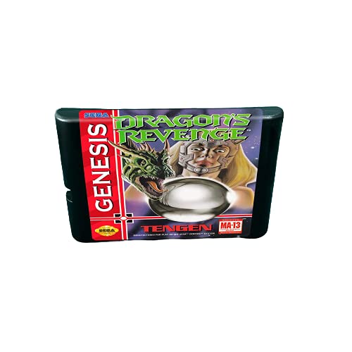 Aditi Dragons Revenge - 16-битов игри касета MD конзола За MegaDrive Genesis (японски корпус)
