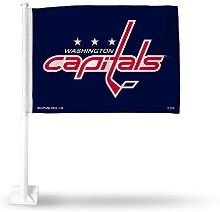 Авто Флаг Rico Industries NHL Washington Capitals с включено Шеста