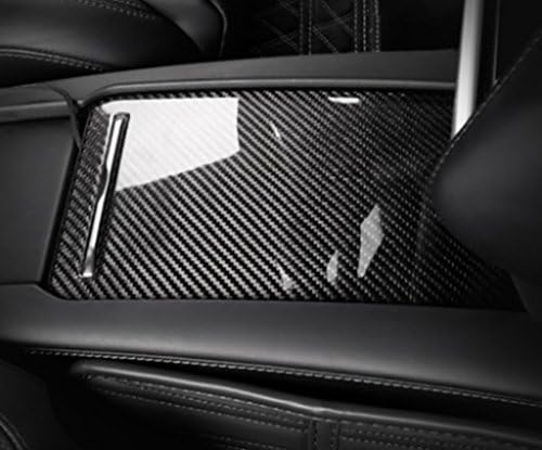 Eppar Нова Капак Кутия за съхранение на Въглеродни Влакна за Tesla Motors Модел X 2015-2019 (1 бр.)