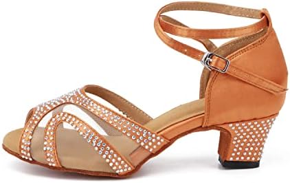 FUKZTE/Дамски Обувки за Балните Танци, Обувки за Социални Танци, Обувки за Латино Танци, Обувки За Танцуване с Отворени пръсти