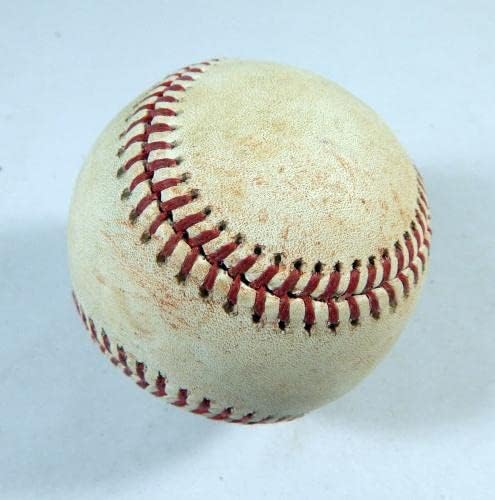 2019 Milwaukee Brewers Pit Pirates Използвана Бейзбол Ryan Braun RBI GO - Използваните Бейзболни Топки