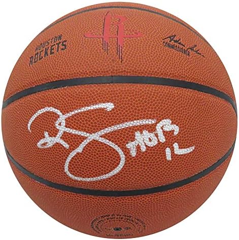 Ралф Сампсън подписа Логото на Wilson Хюстън Рокетс от НБА Basketball w/HOF'12 - Баскетболни топки с автографи