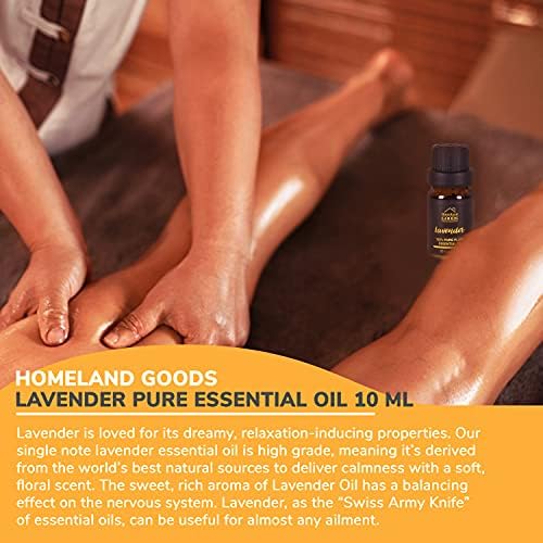 Чисто ароматно етерично масло Homeland Good Lavender– Предлага ароматерапия с натурално масло – допринася положително