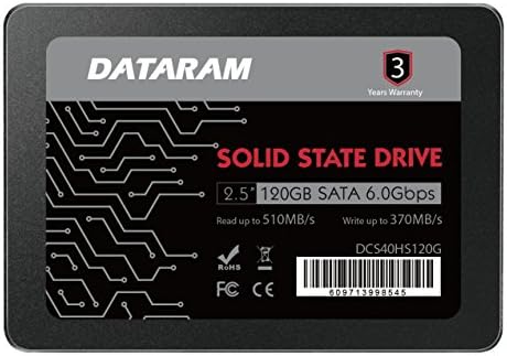 Твърд диск Dataram 120GB 2.5 SSD, който е Съвместим с MSI B350M Mortar