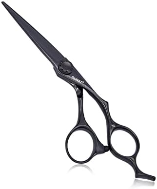 Ножици за коса 6 Инча За Професионални Фризьори, Ножица За Подстригване на Коса С Черно Покритие
