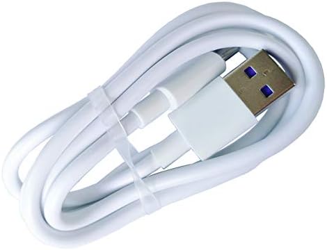 UpBright Нов Глобален ac/dc 5 + USB кабел C, Съвместим с Belmint BEL-CHM BELCHM Безжичен Електрически Масажор